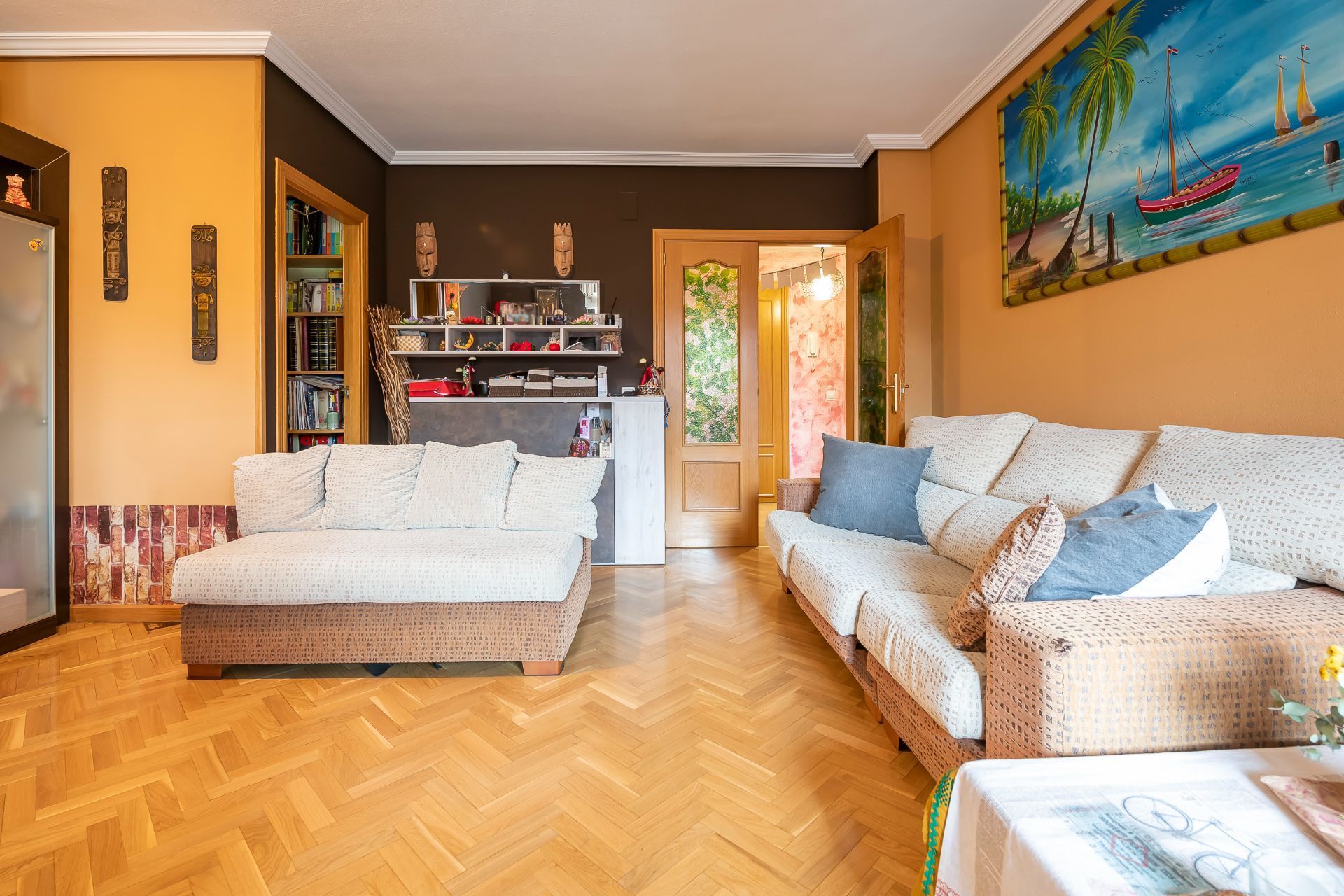 Sala d'estar de Pis en venda en Arganda del Rey amb Calefacció, Terrassa i Traster