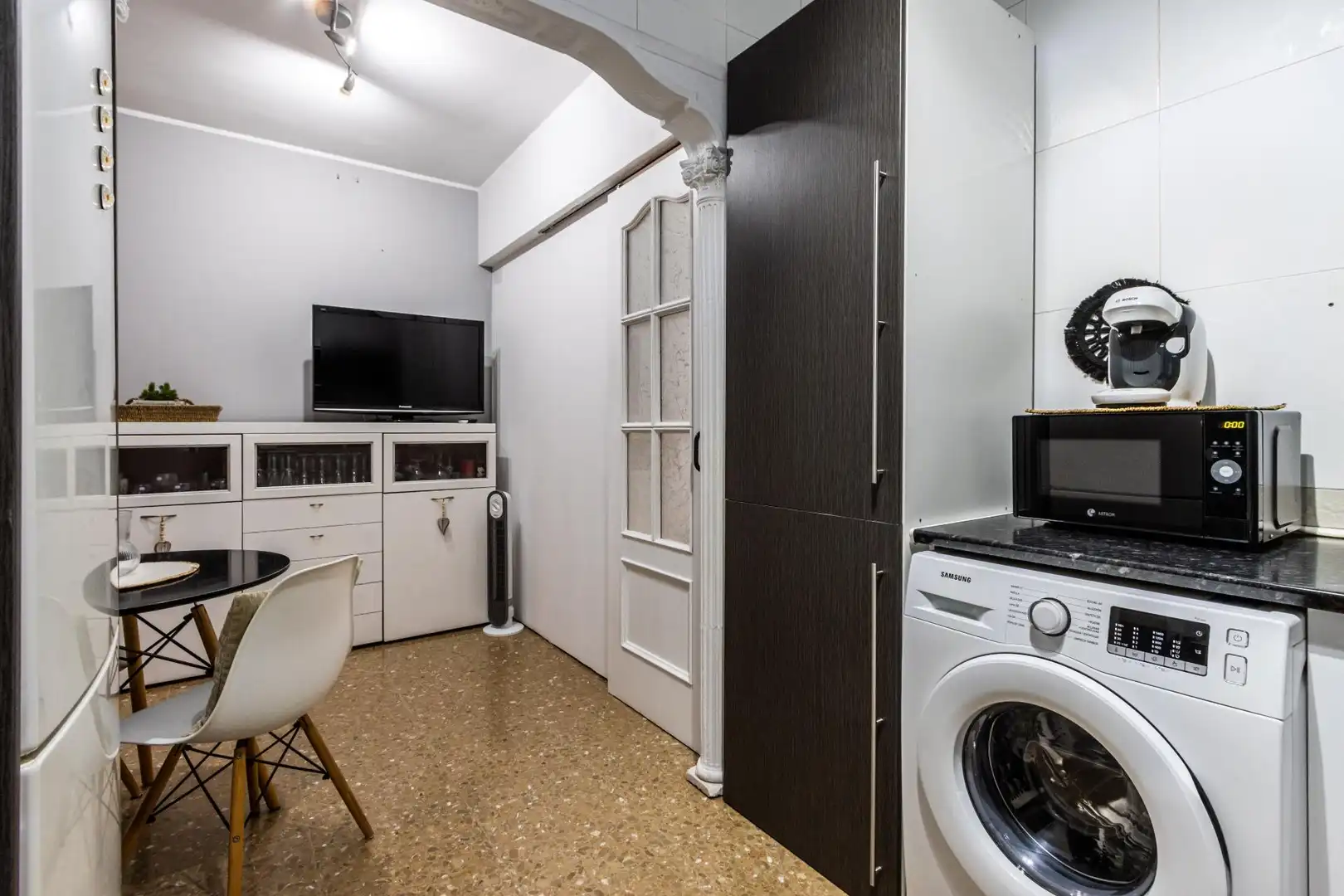 Kitchen of Flat for sale in Sabadell  with Heating, Storage room and Balcony