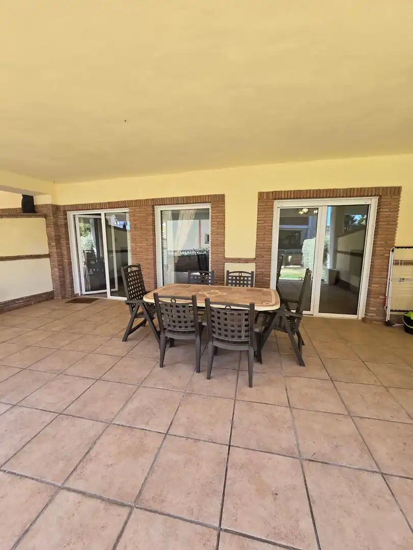 Terrasse von Wohnung zum Verkauf in Mijas mit Klimaanlage, Heizung und Privatgarten