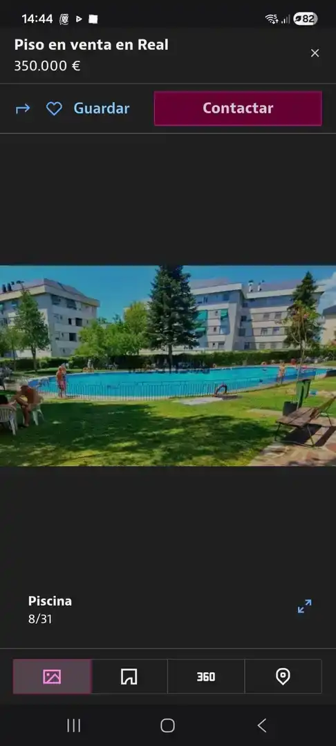 Piscina de Piso en venta en Collado Villalba con Jardín privado, Parquet y Trastero