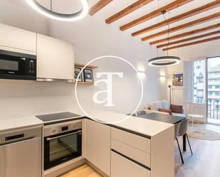 Kitchen of Flat to rent in  Barcelona Capital  with Air Conditioner, Heating and Furnished