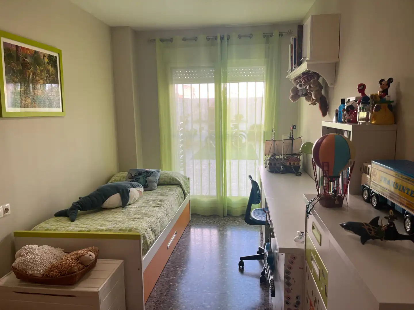 Bedroom of Flat for sale in Valencia  with Air Conditioner, Terrace and Storage room