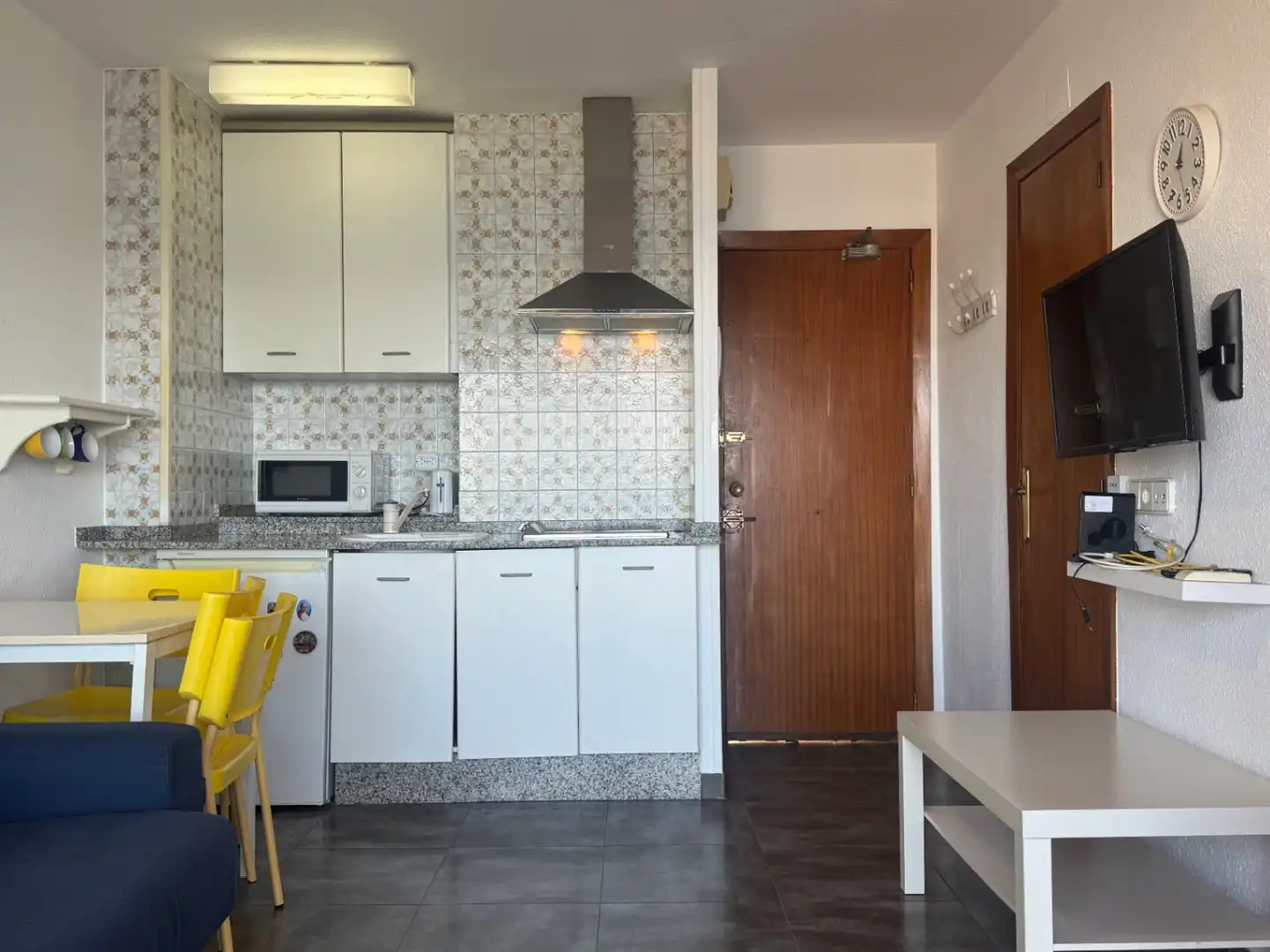 Cocina de Apartamento en venta en Calpe / Calp con Aire acondicionado, Trastero y Piscina