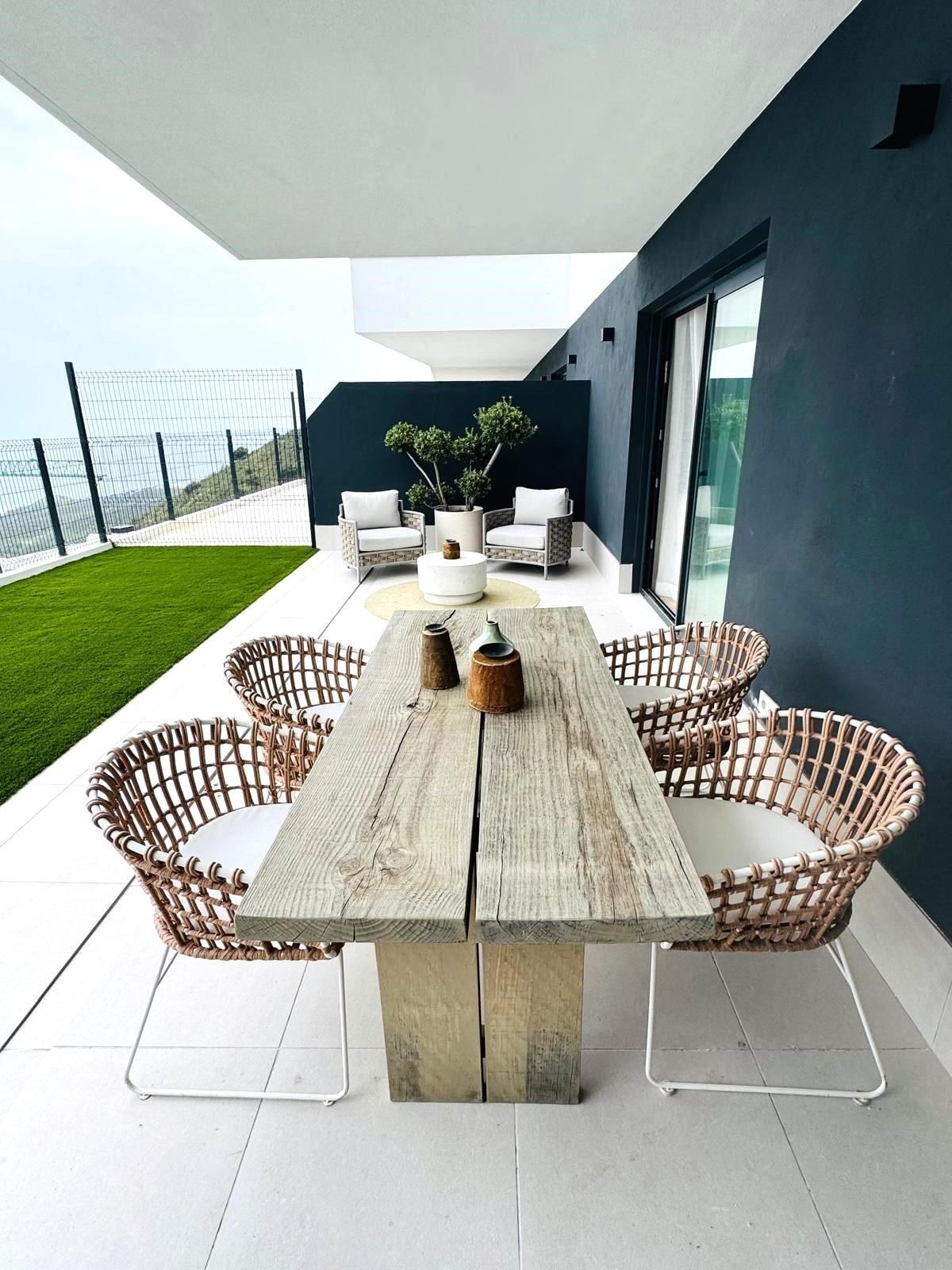 Terrace of Planta baja for sale in Rincón de la Victoria  with Air Conditioner, Private garden and Terrace