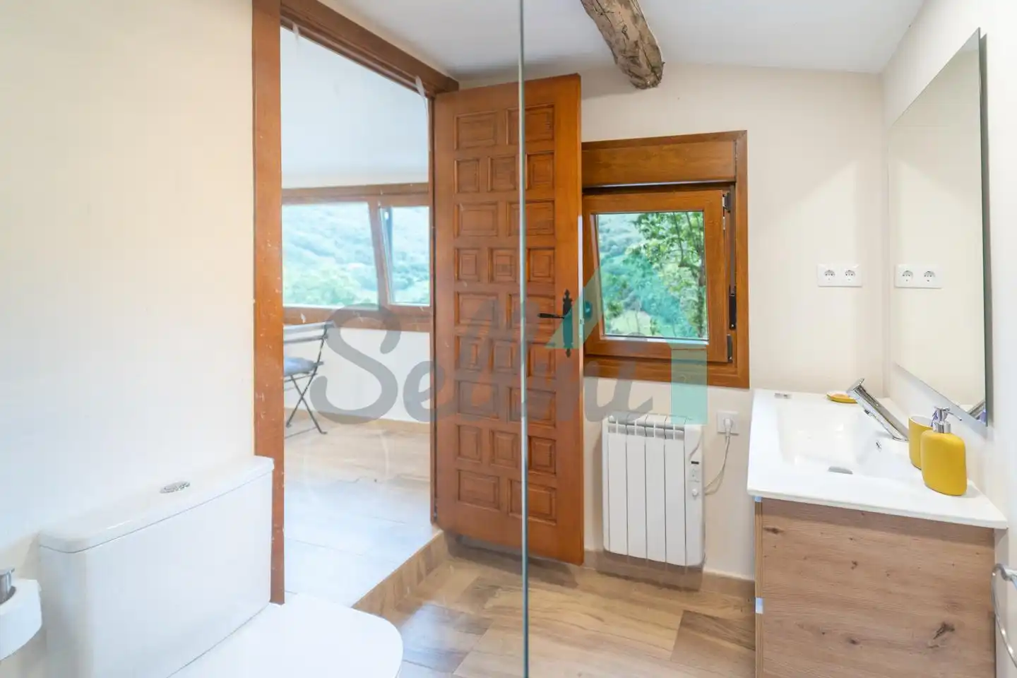 Bathroom of Houses for rent in Mieres (Asturias)  with Heating, Private garden and Parquet flooring