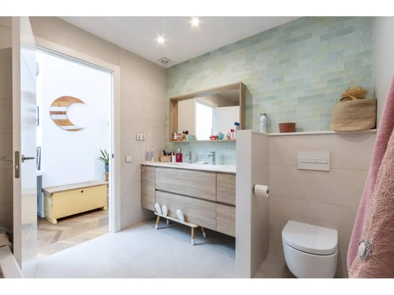 Bathroom of Detached homes for sale in Sant Llorenç Savall  with Air Conditioner