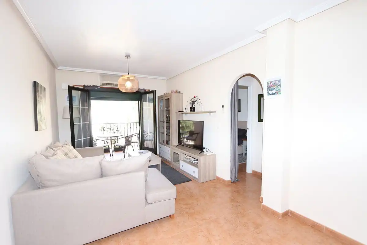 Sala de estar de Apartamento en venta en Los Alcázares con Aire acondicionado y Terraza