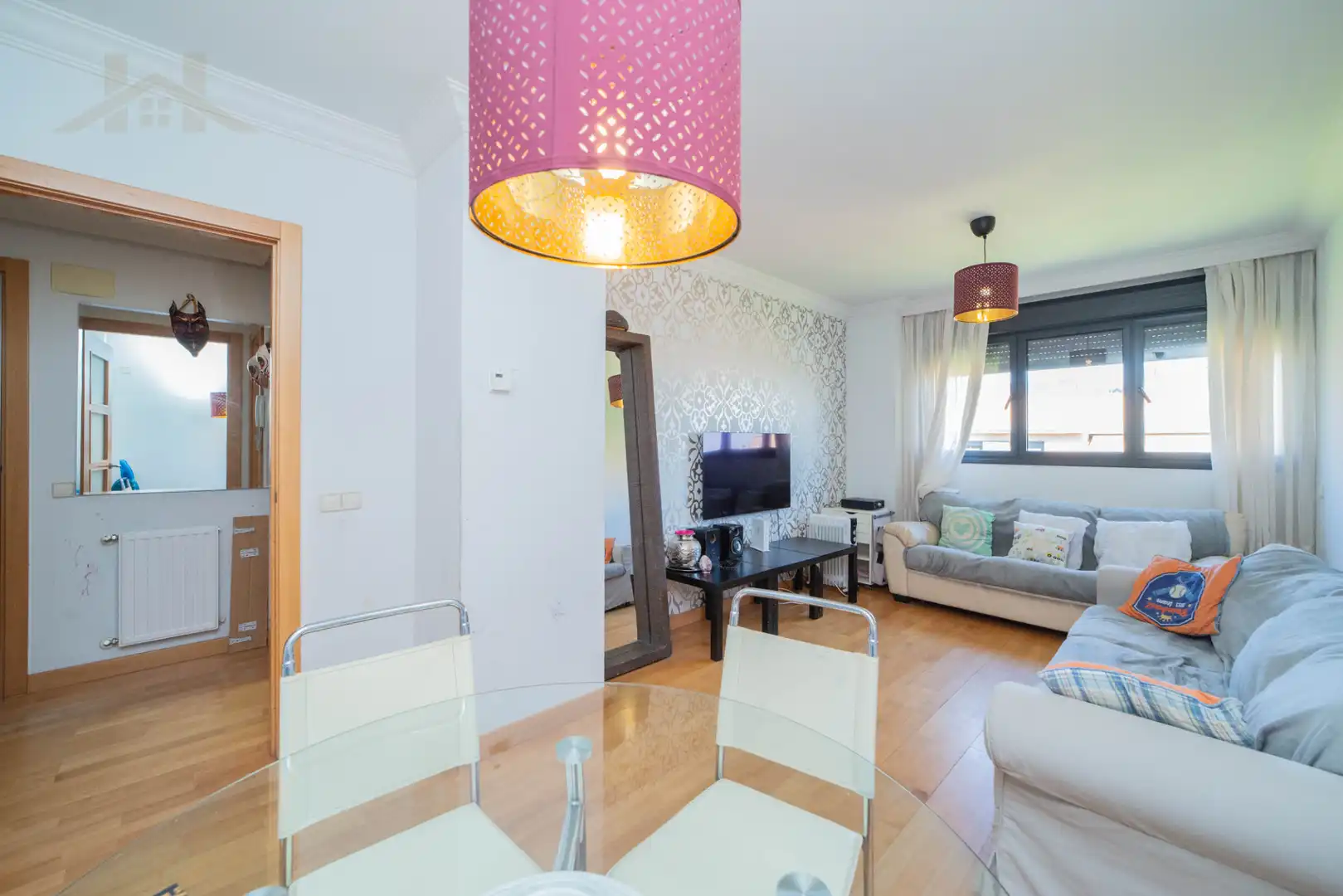 Sala de estar de Piso en venta en Alcobendas con Calefacción, Parquet y Trastero