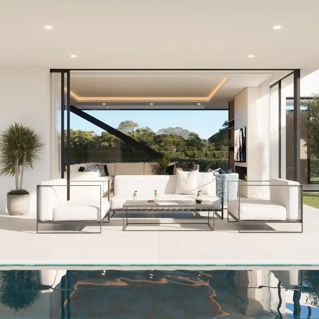 Terrassa de Casa o xalet en venda en Marbella amb Aire condicionat, Calefacció i Jardí privat