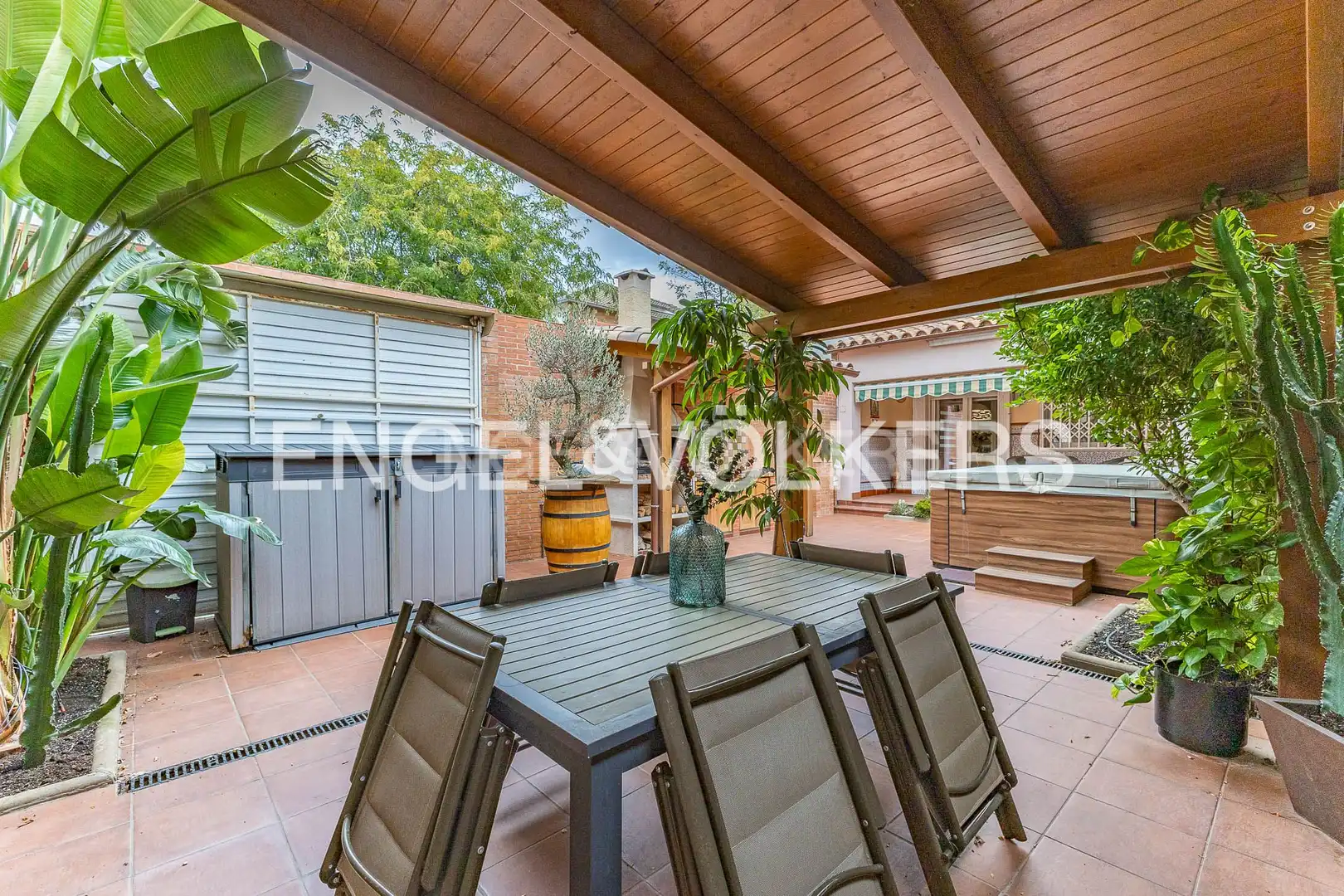 Terrassa de Casa o xalet en venda en Castellar del Vallès amb Aire condicionat, Calefacció i Jardí privat