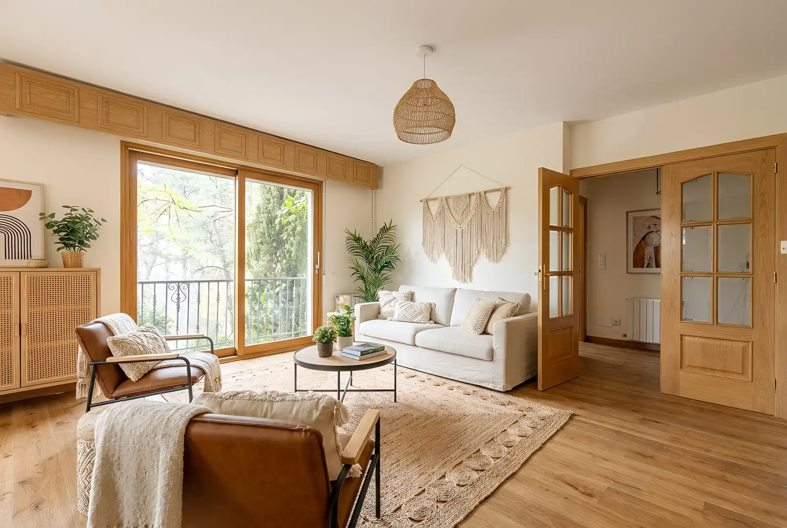 Living room of Houses for sale in San Lorenzo de El Escorial  with Heating, Private garden and Terrace