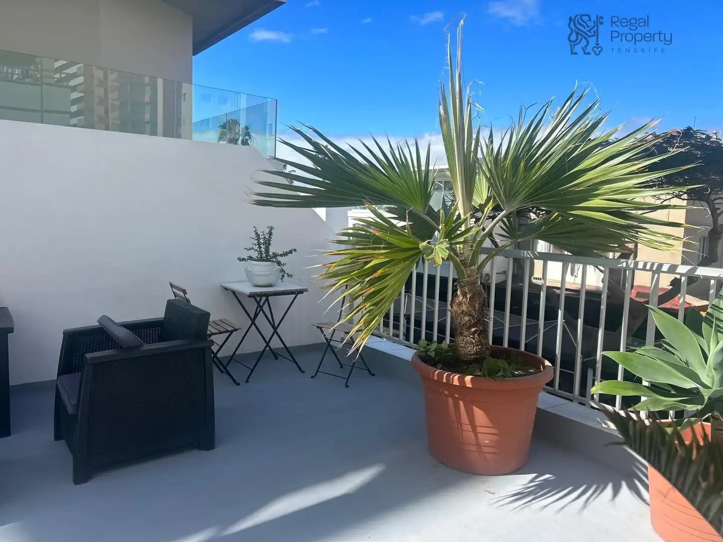 Terrasse von Wohnungen zur Miete in Puerto de la Cruz mit Terrasse