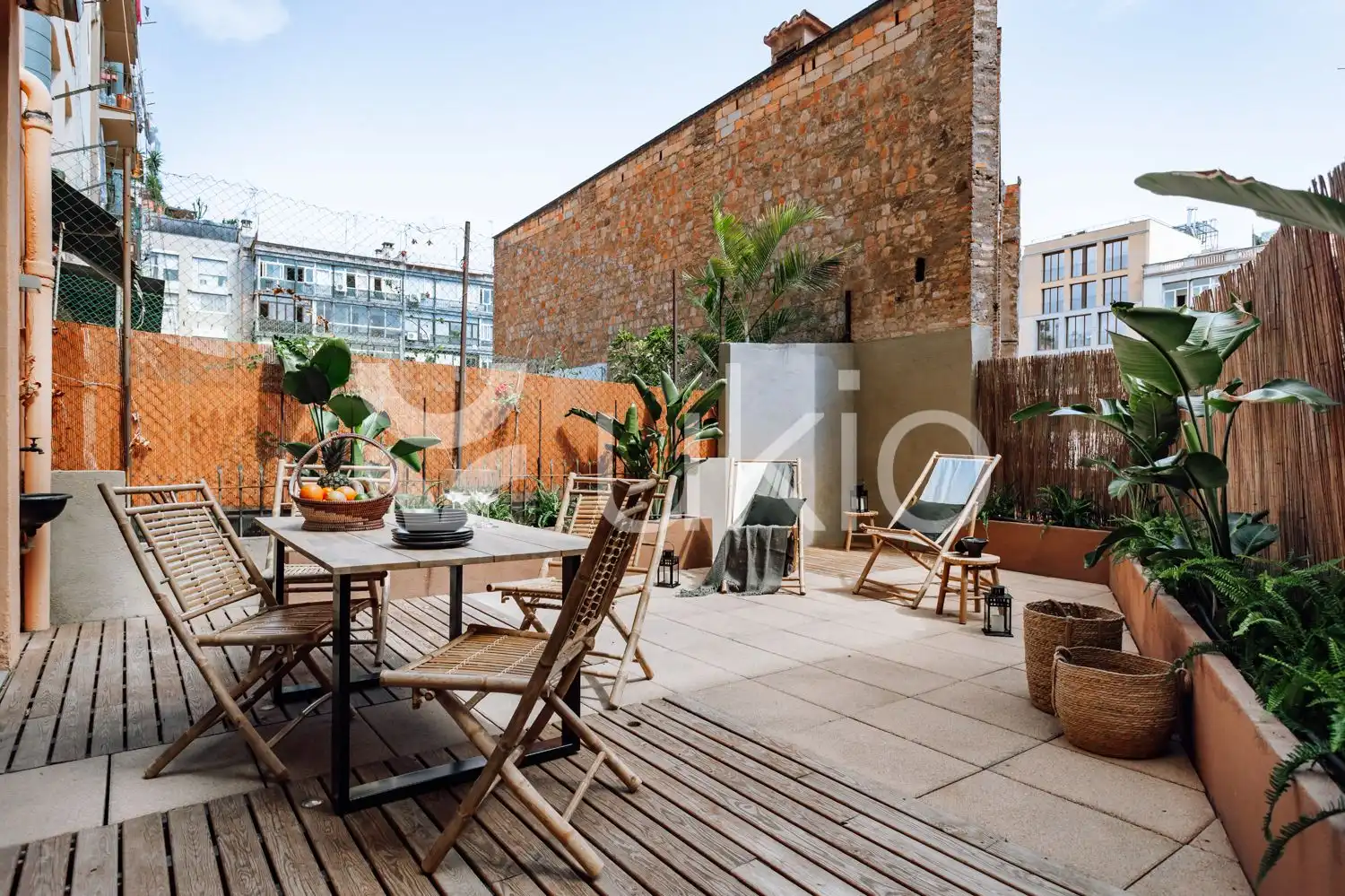 Terrasse von Wohnungen zur Miete in Barcelona mit Klimaanlage, Heizung und Terrasse