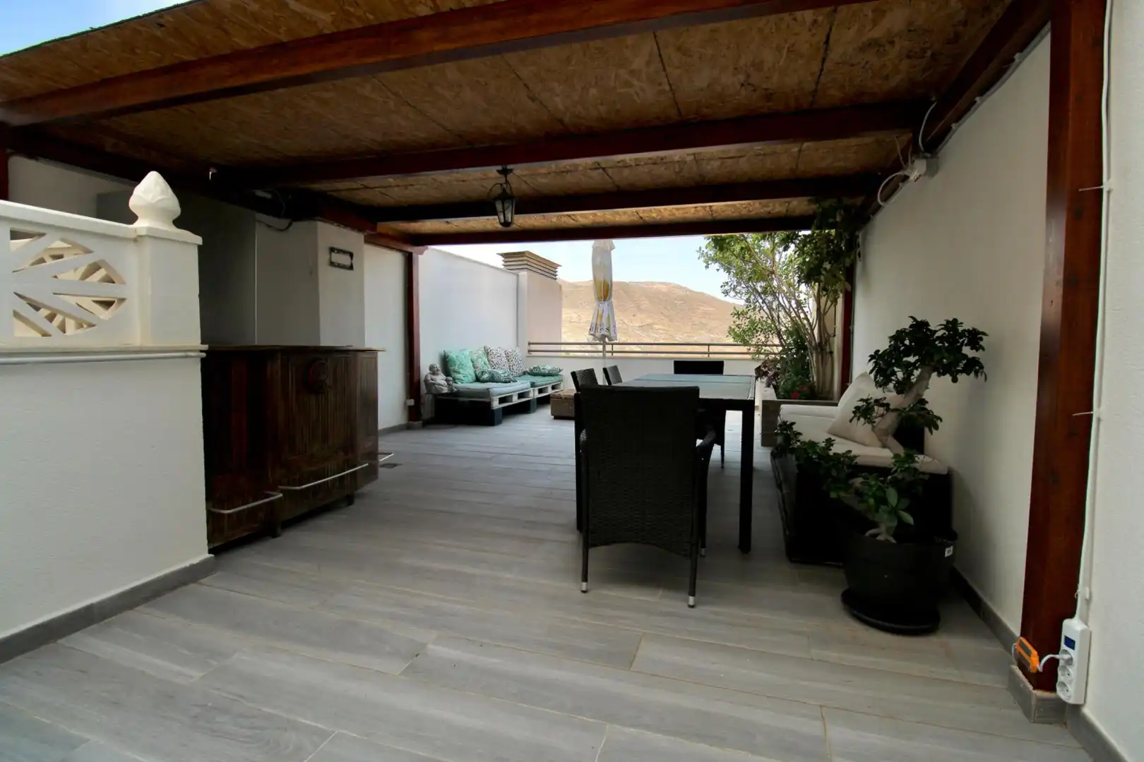 Terrace of Flat for sale in Vícar  with Air Conditioner, Private garden and Terrace