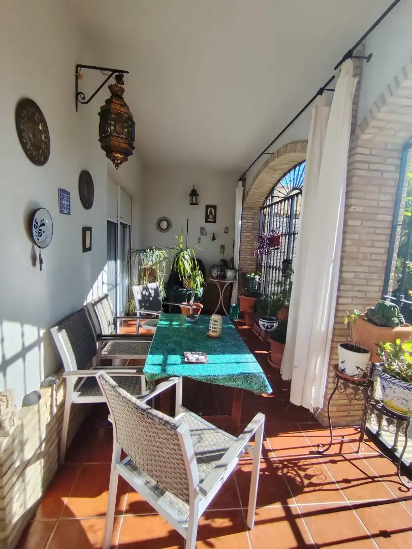 Terrassa de Casa o xalet en venda en Hinojos amb Aire condicionat, Calefacció i Jardí privat