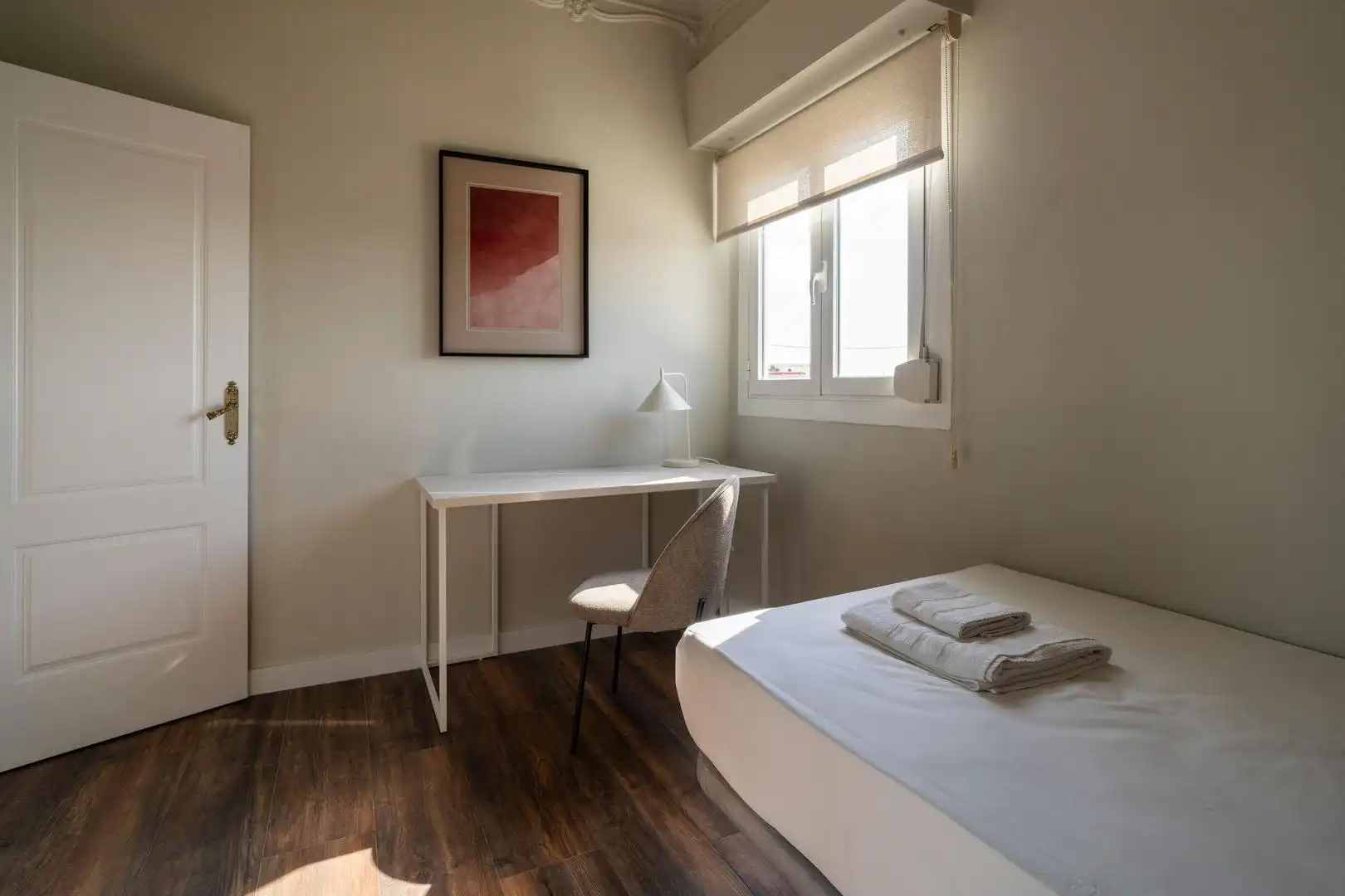 Bedroom of Attic for rent in Valencia  with Air Conditioner, Heating and Terrace