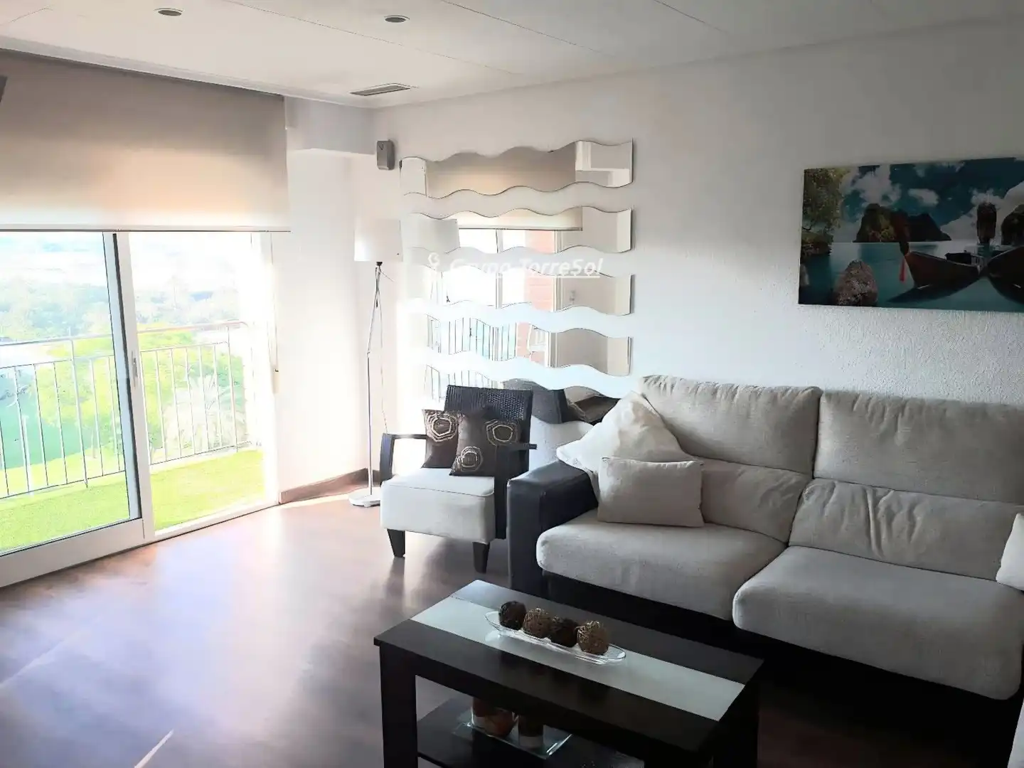 Living room of Flat for sale in Elche / Elx  with Air Conditioner, Heating and Terrace