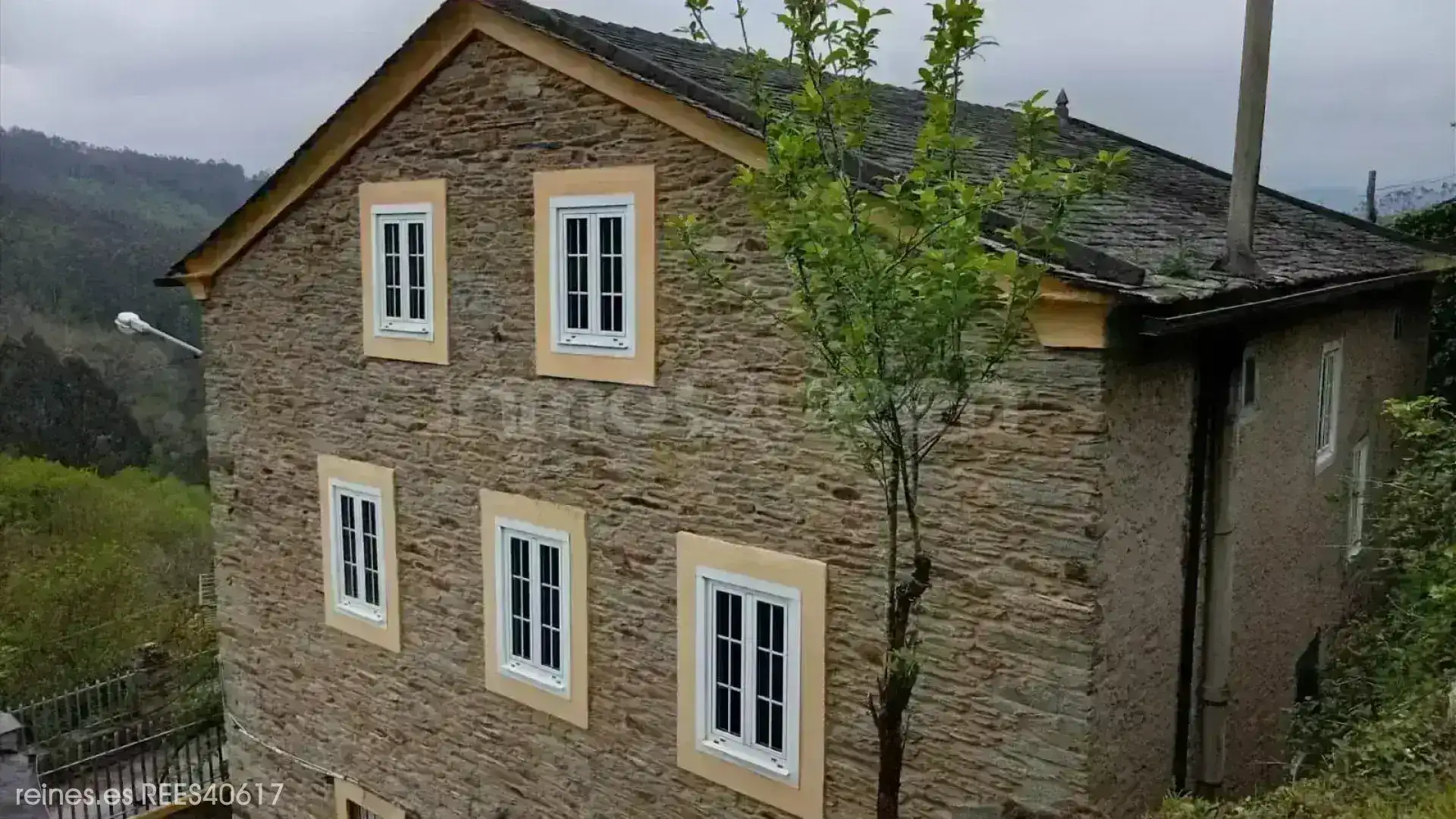 Exterior view of Houses for sale in A Pontenova    with Heating, Private garden and Terrace