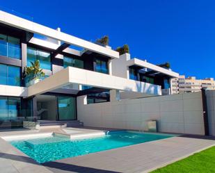 Exterior view of Single-family semi-detached for sale in El Campello  with Private garden, Terrace and Storage room