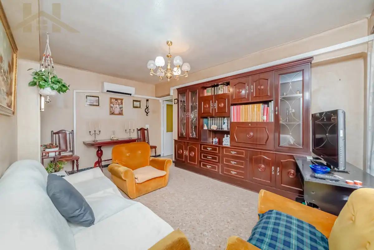 Sala de estar de Piso en venta en Madrid con Trastero