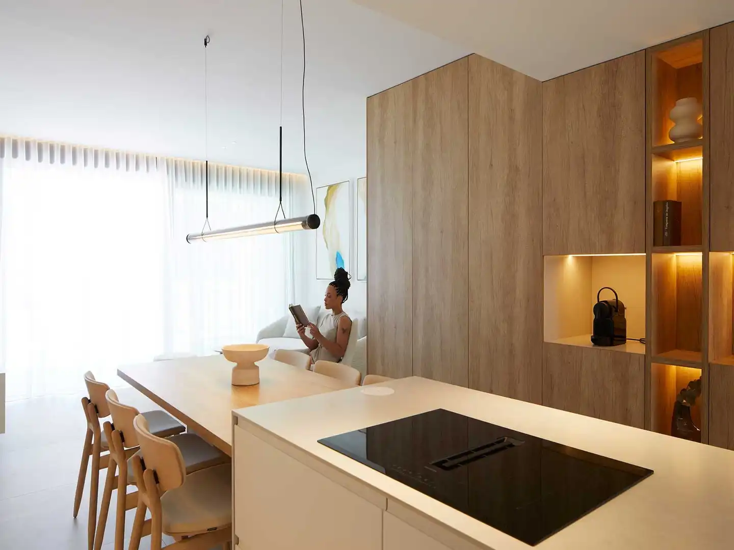 Cocina de Apartamento en venta en Cartagena con Calefacción y Piscina comunitaria