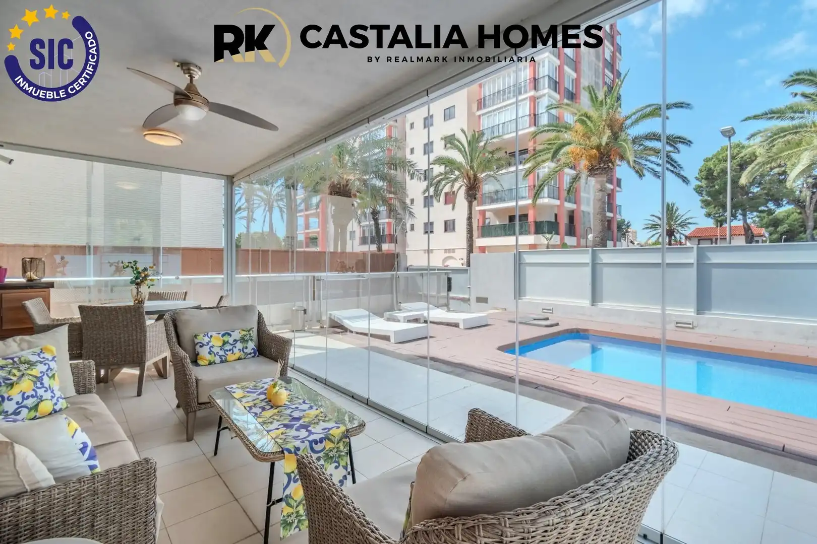 Terrassa de Casa o xalet en venda en Benicasim / Benicàssim amb Aire condicionat, Calefacció i Jardí privat