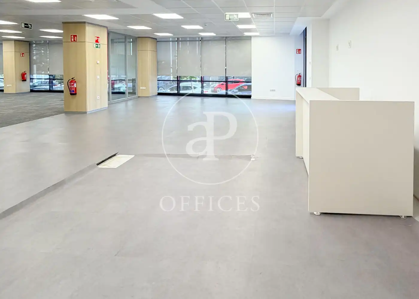 Büro zur Miete in Madrid mit Klimaanlage und Heizung