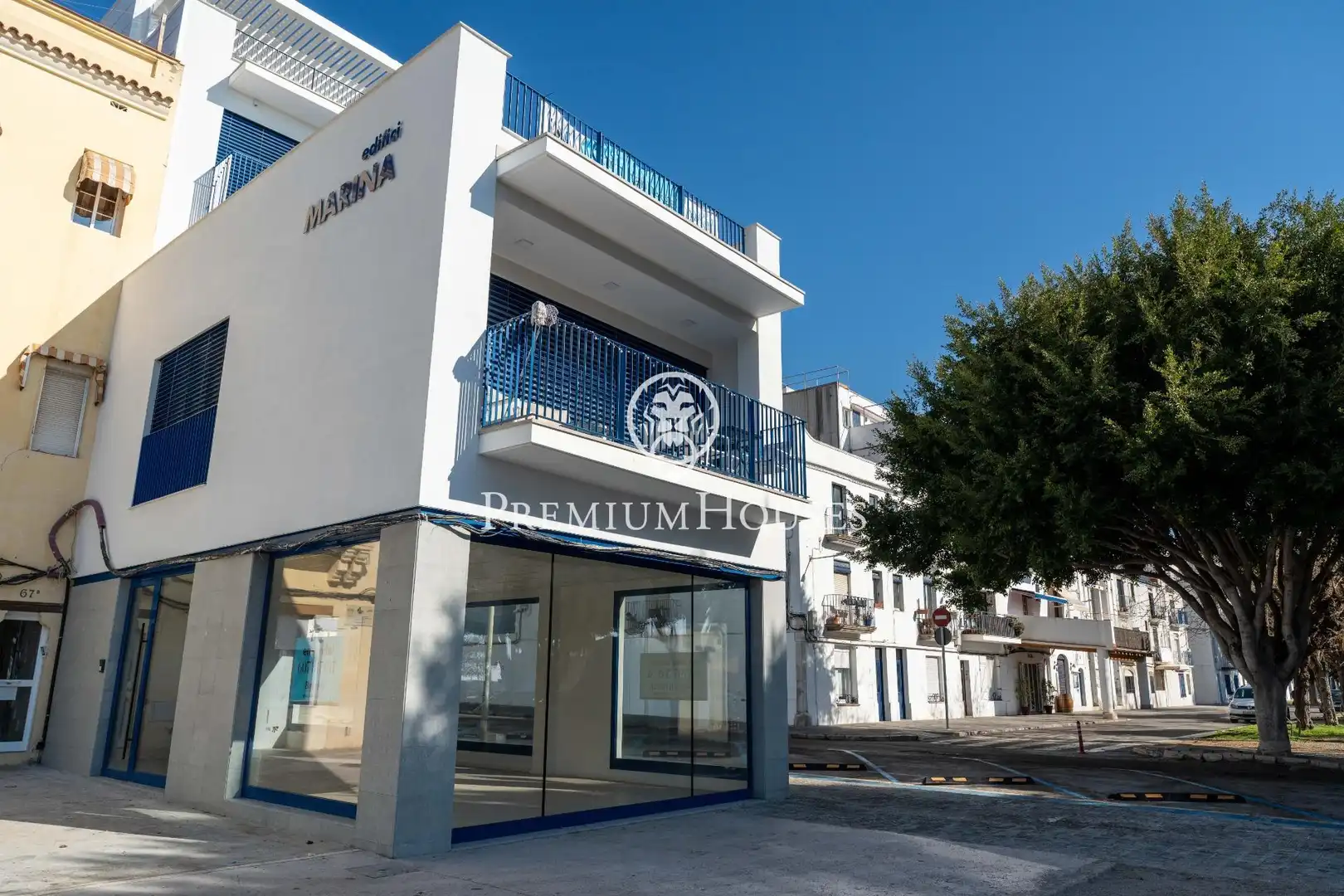 Vista exterior de Pis en venda en Vilanova i la Geltrú amb Calefacció, Terrassa i Balcó