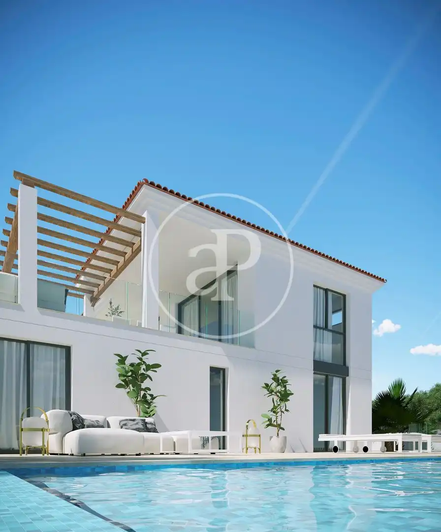 Exterior view of Houses for sale in Moraira  with Air Conditioner, Heating and Private garden