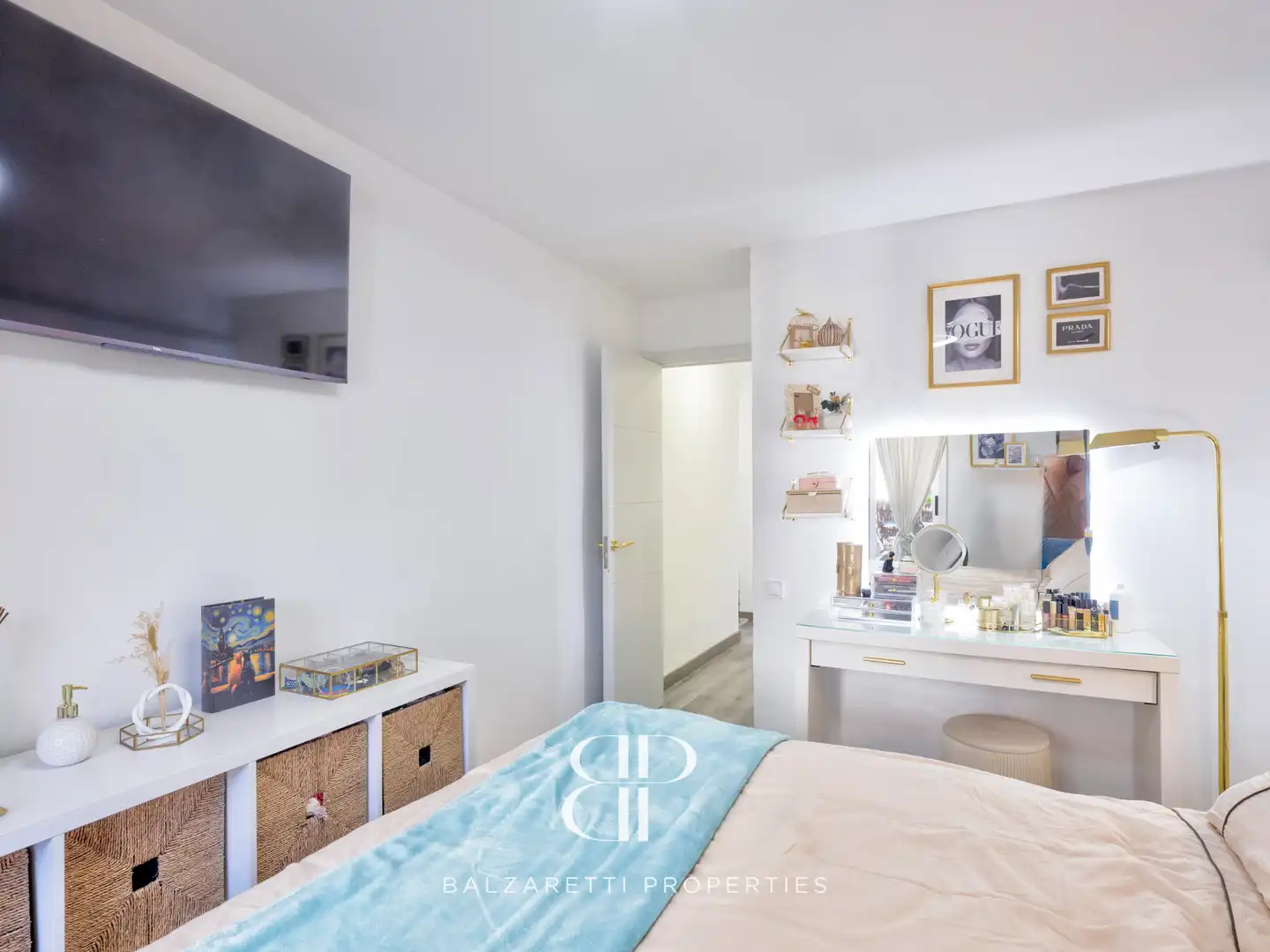 Schlafzimmer von Wohnung zum Verkauf in Rubí mit Klimaanlage, Heizung und Parkett
