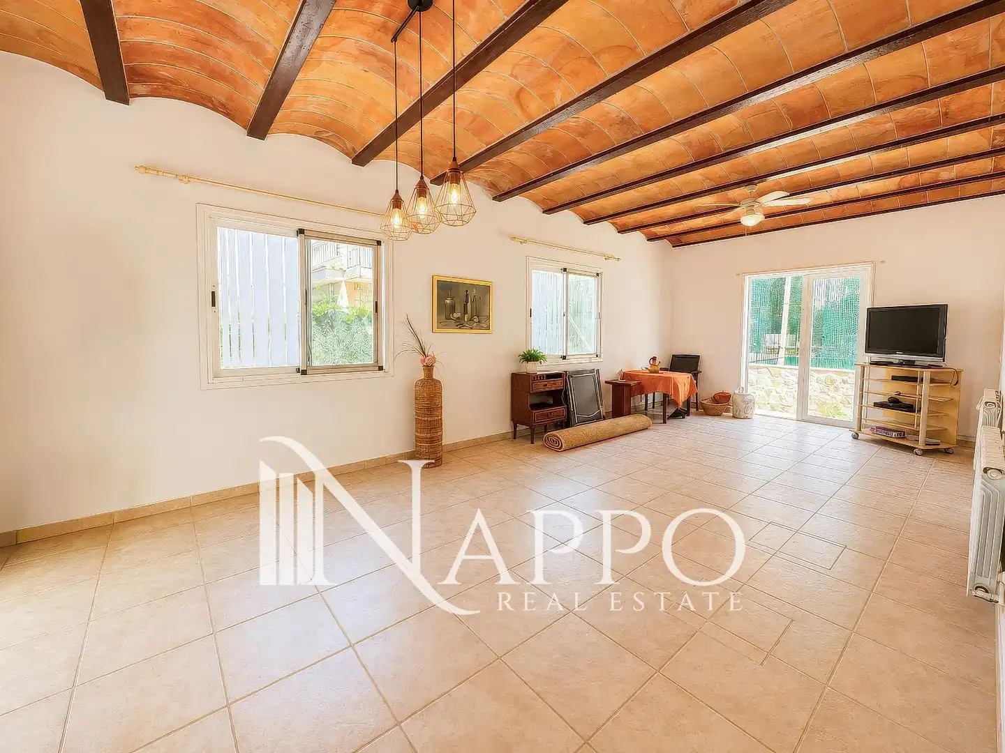 Sala de estar de Casa o chalet en venta en Santanyí con Aire acondicionado, Calefacción y Terraza