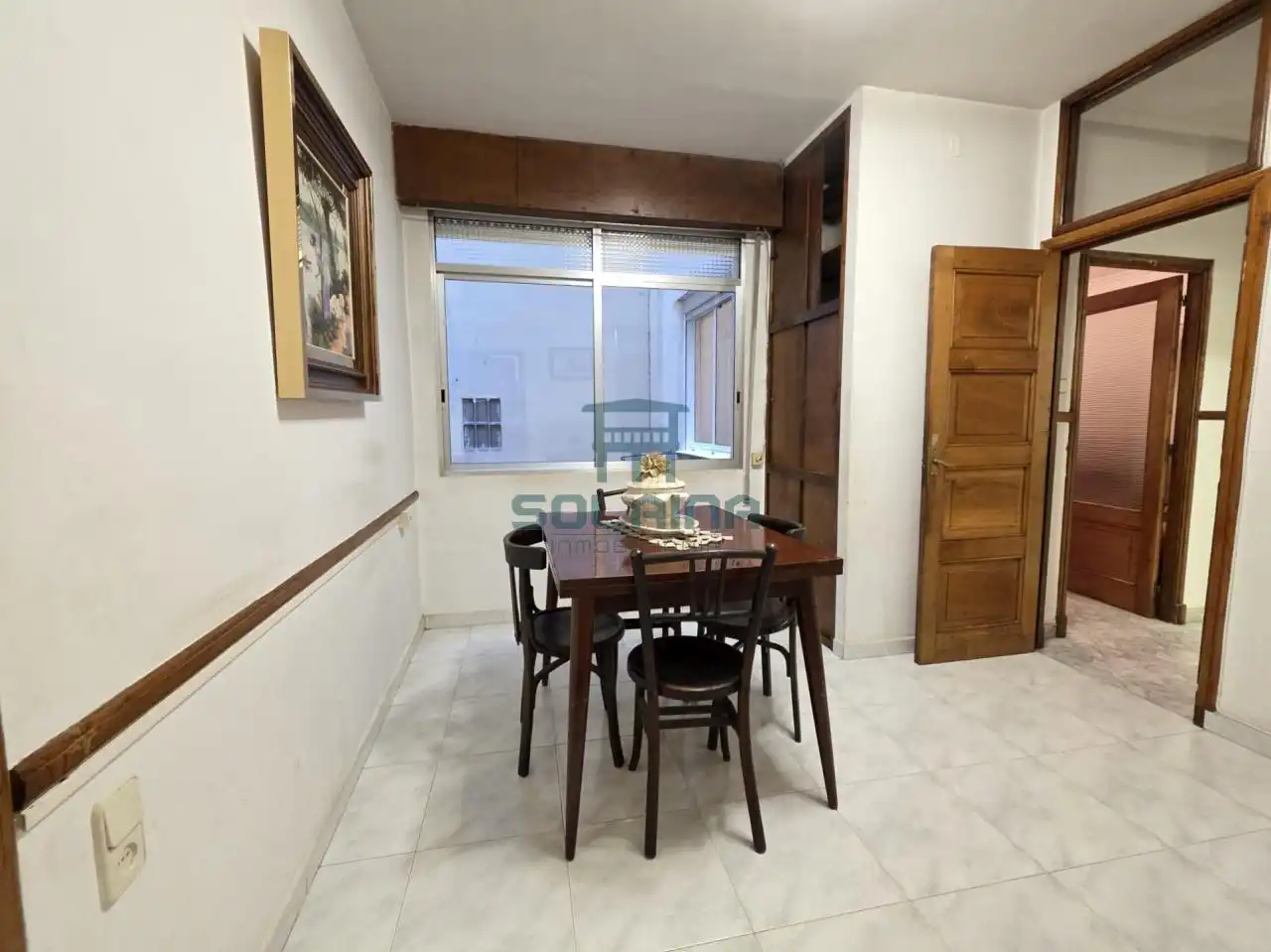 Dining room of Flat for sale in Ourense Capital   with Heating, Storage room and Furnished