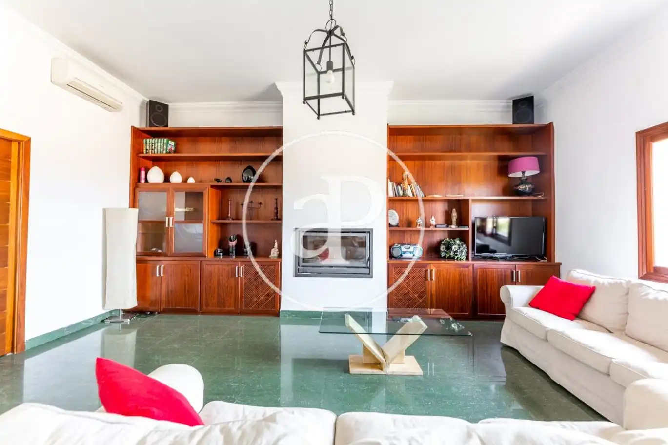 Sala de estar de Casa o chalet en venta en Sencelles con Aire acondicionado, Calefacción y Jardín privado