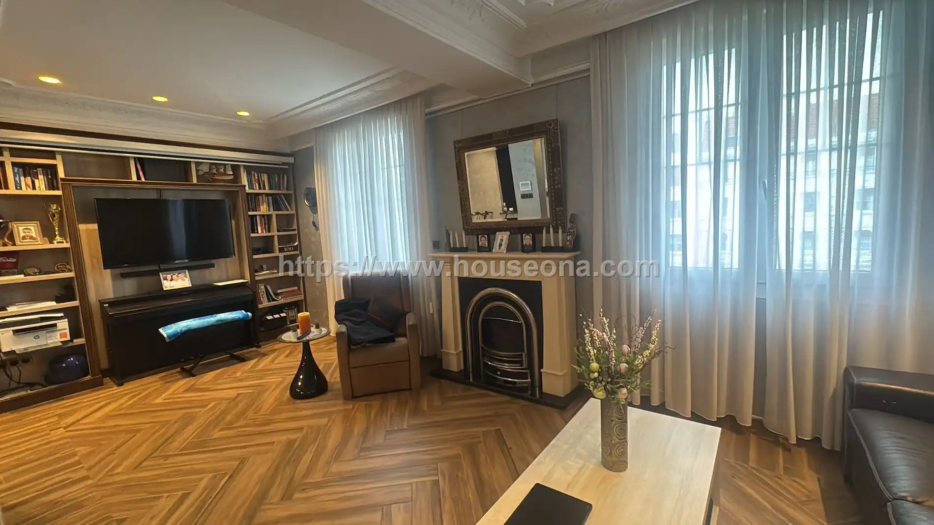 Sala de estar de Piso en venta en Bilbao  con Calefacción y Amueblado