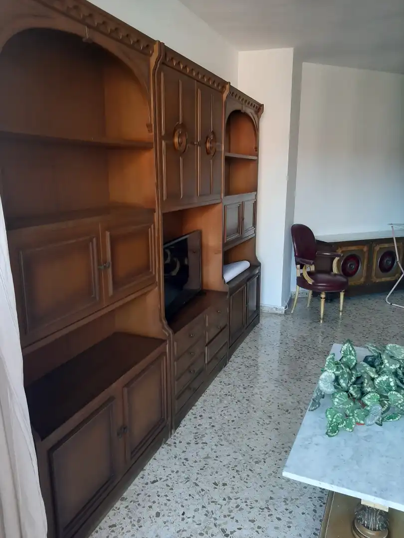 Living room of Flat for rent in Valencia  with Furnished, Oven and Washing machine