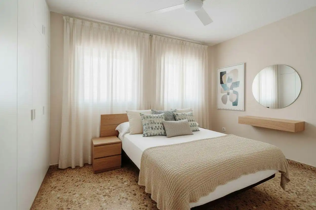 Schlafzimmer von Wohnung zum Verkauf in Alicante / Alacant mit Klimaanlage, Heizung und Terrasse