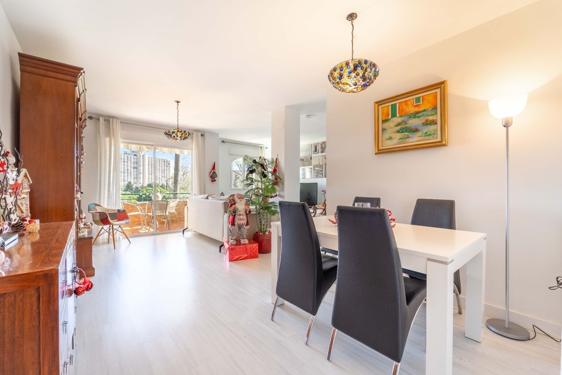 Comedor de Apartamento en venta en Torremolinos con Aire acondicionado, Piscina y Amueblado