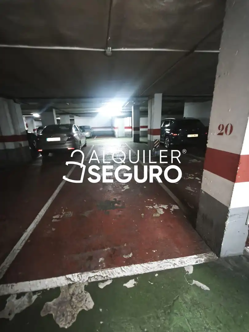 Parking of Flat for rent in Zaragoza  with Heating, Terrace and Storage room