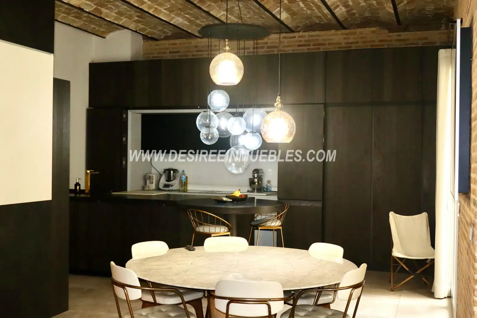 Dining room of Flat for rent in Valencia  with Air Conditioner, Heating and Parquet flooring