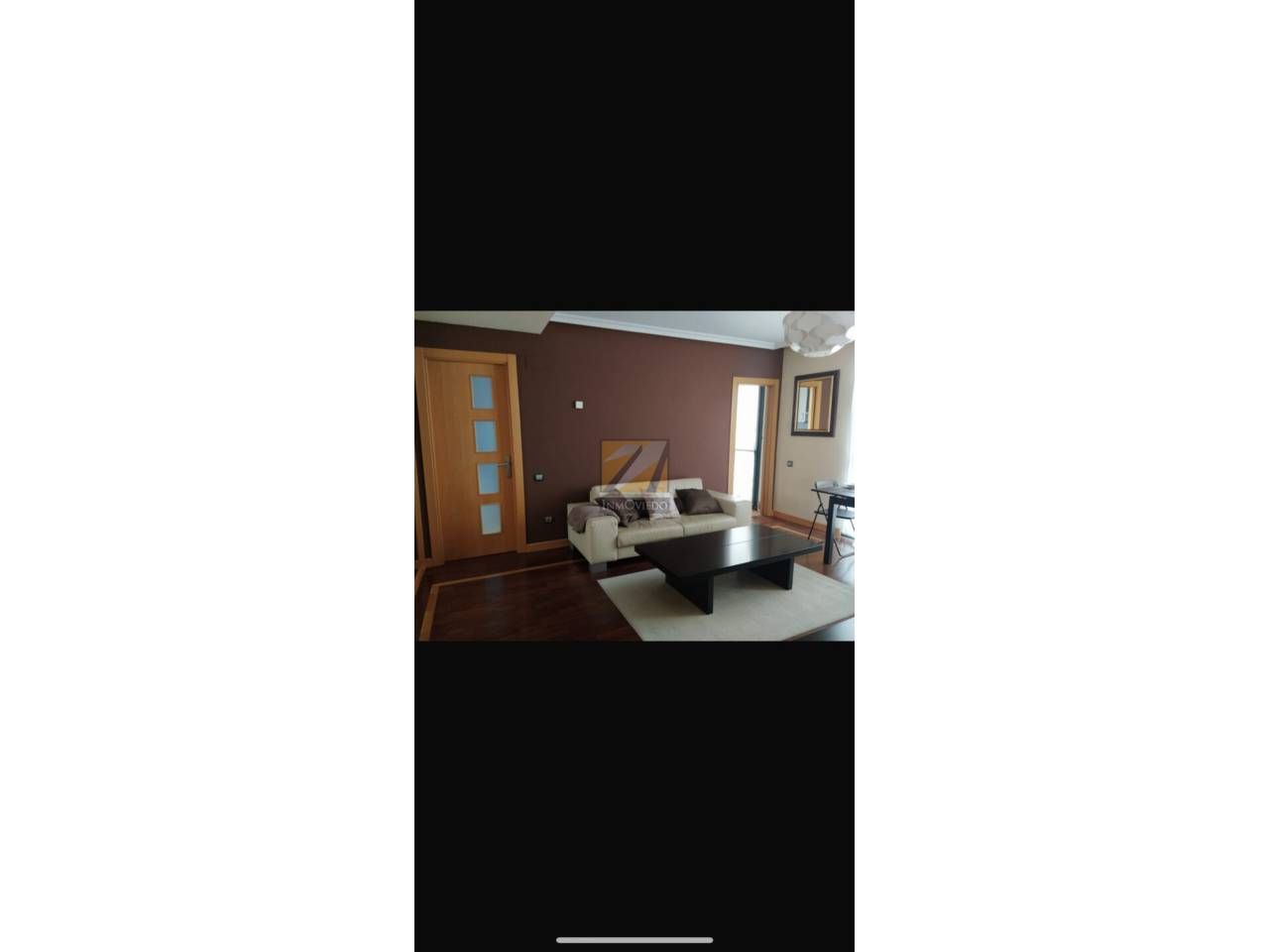 Living room of Flat to rent in Oviedo   with Heating, Parquet flooring and Furnished