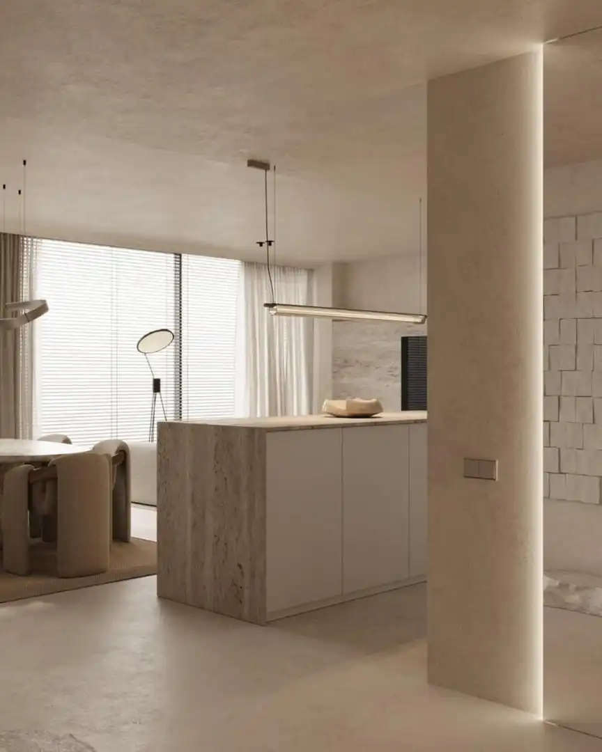 Cuina de Apartament de lloguer en Marbella amb Aire condicionat, Calefacció i Terrassa