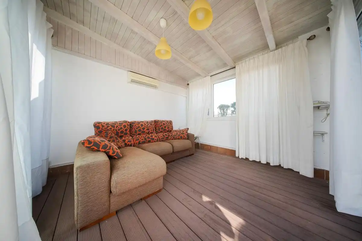 Living room of Attic for sale in Madrid  with Air Conditioner, Heating and Private garden