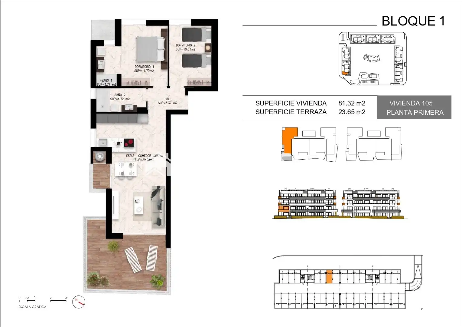 Apartamento con terraza en venta en Zona Carrefour - Urbanizaciones, imagen 27
