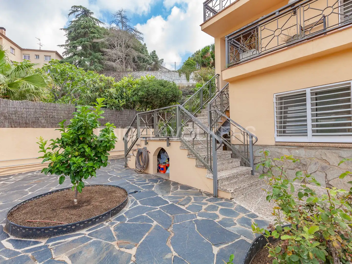 Jardín de Casa o chalet en venta en Mataró con Aire acondicionado, Calefacción y Jardín privado