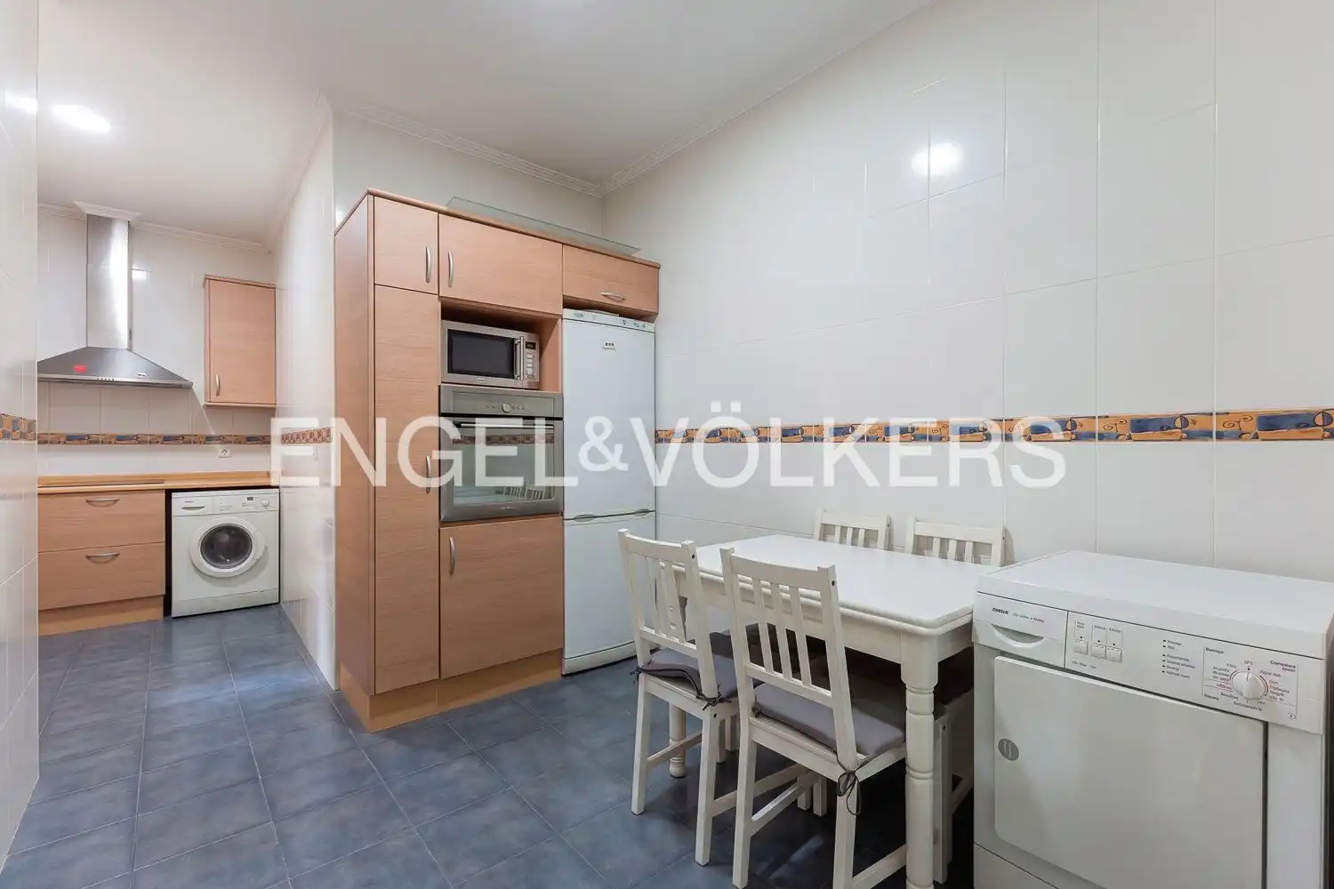Küche von Wohnung zur Miete in Valencia mit Klimaanlage, Heizung und Möbliert