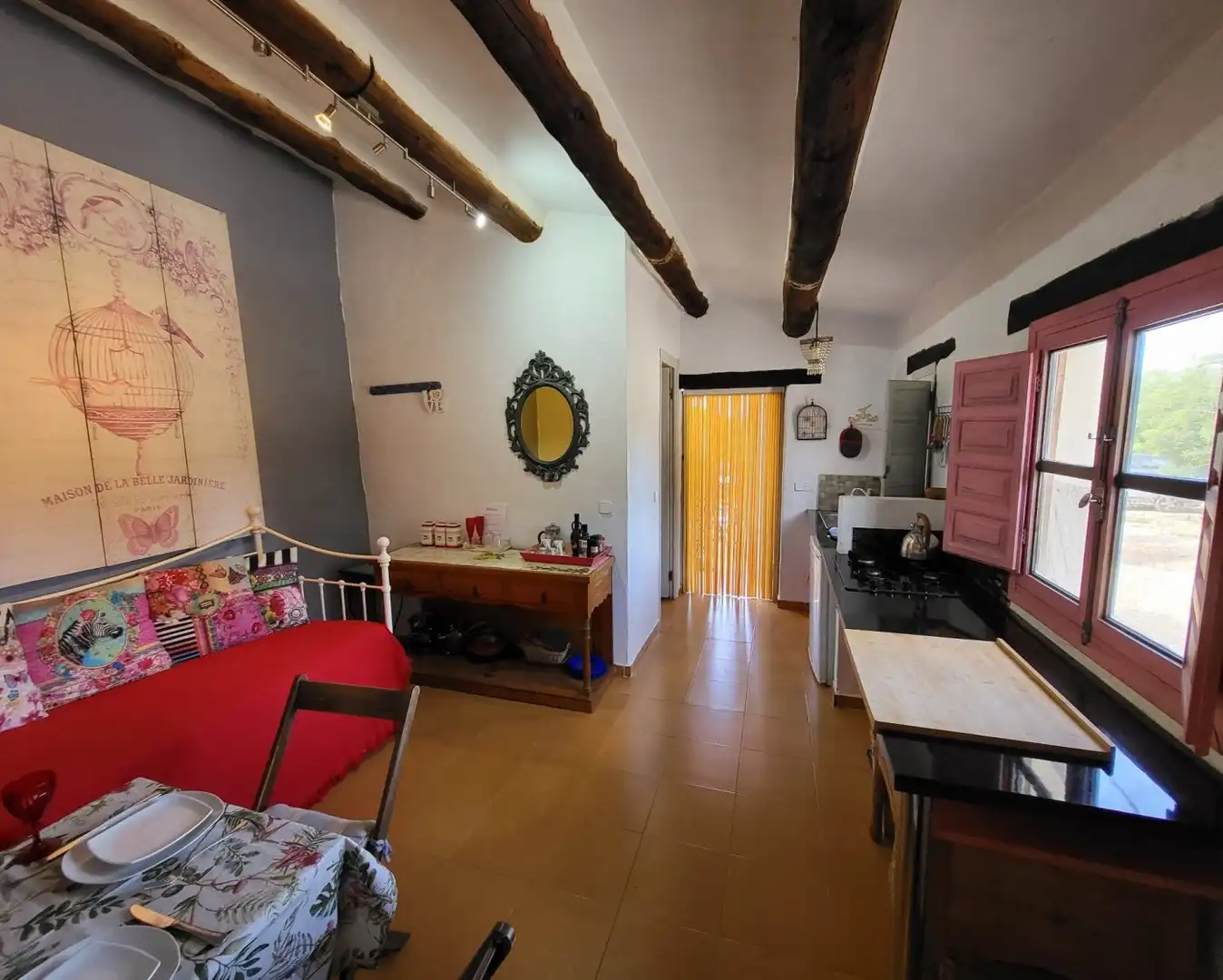 Küche von Country house zum Verkauf in L'Ametlla de Mar  mit Privatgarten, Terrasse und Abstellraum