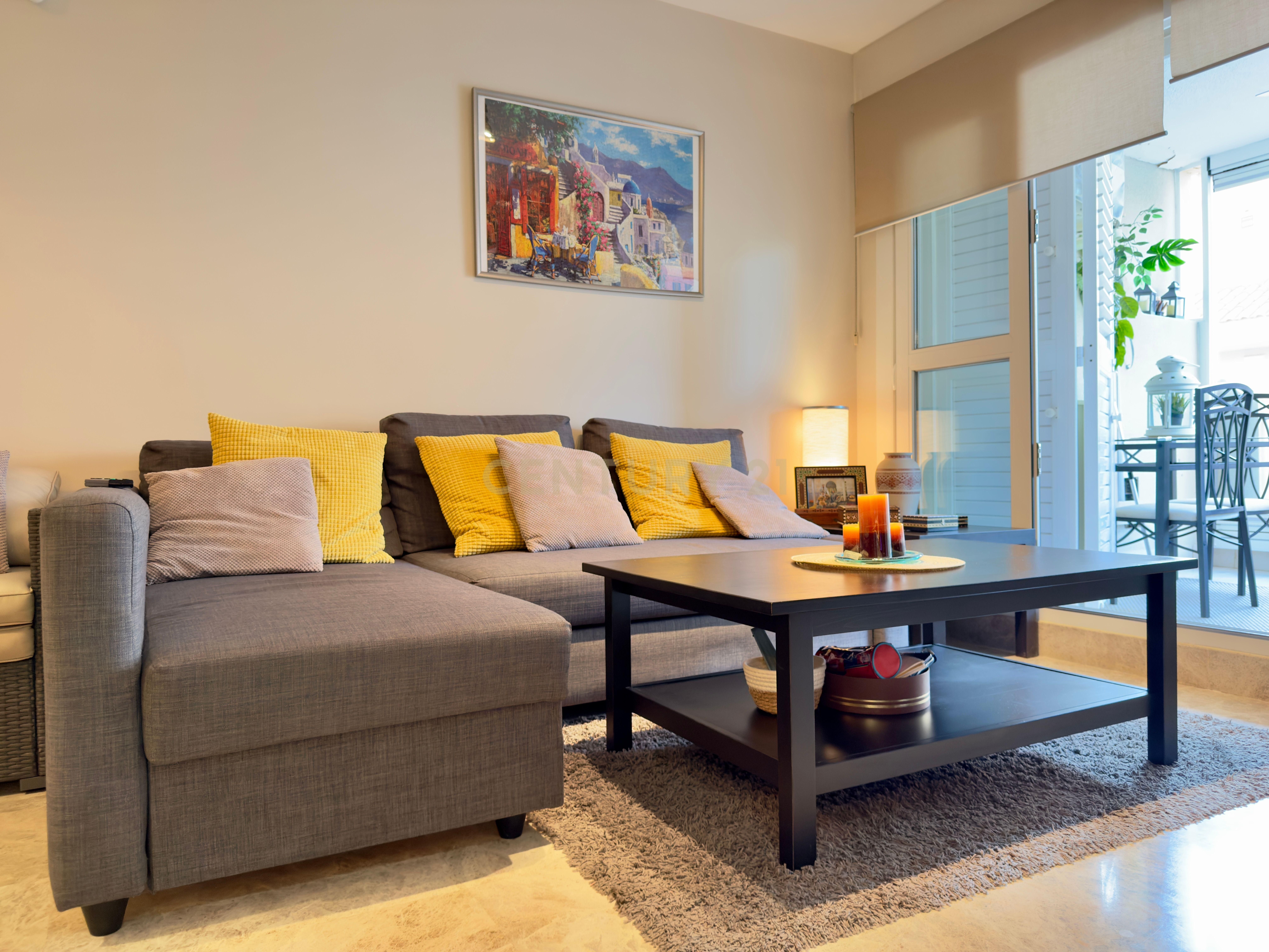 Sala d'estar de Apartament en venda en El Ejido amb Aire condicionat, Piscina i Forn
