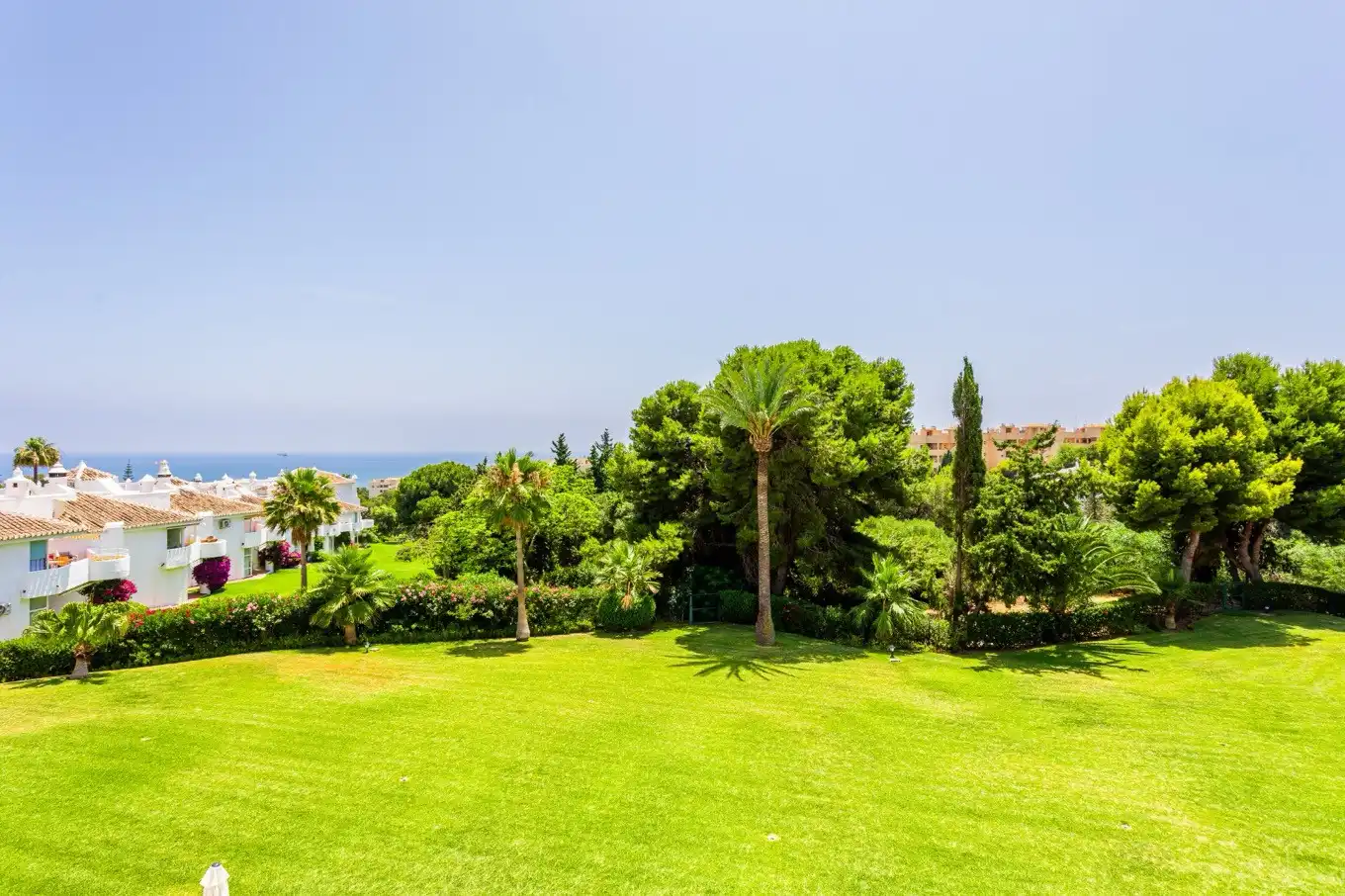 Jardín de Ático de alquiler en Mijas con Aire acondicionado, Terraza y Piscina