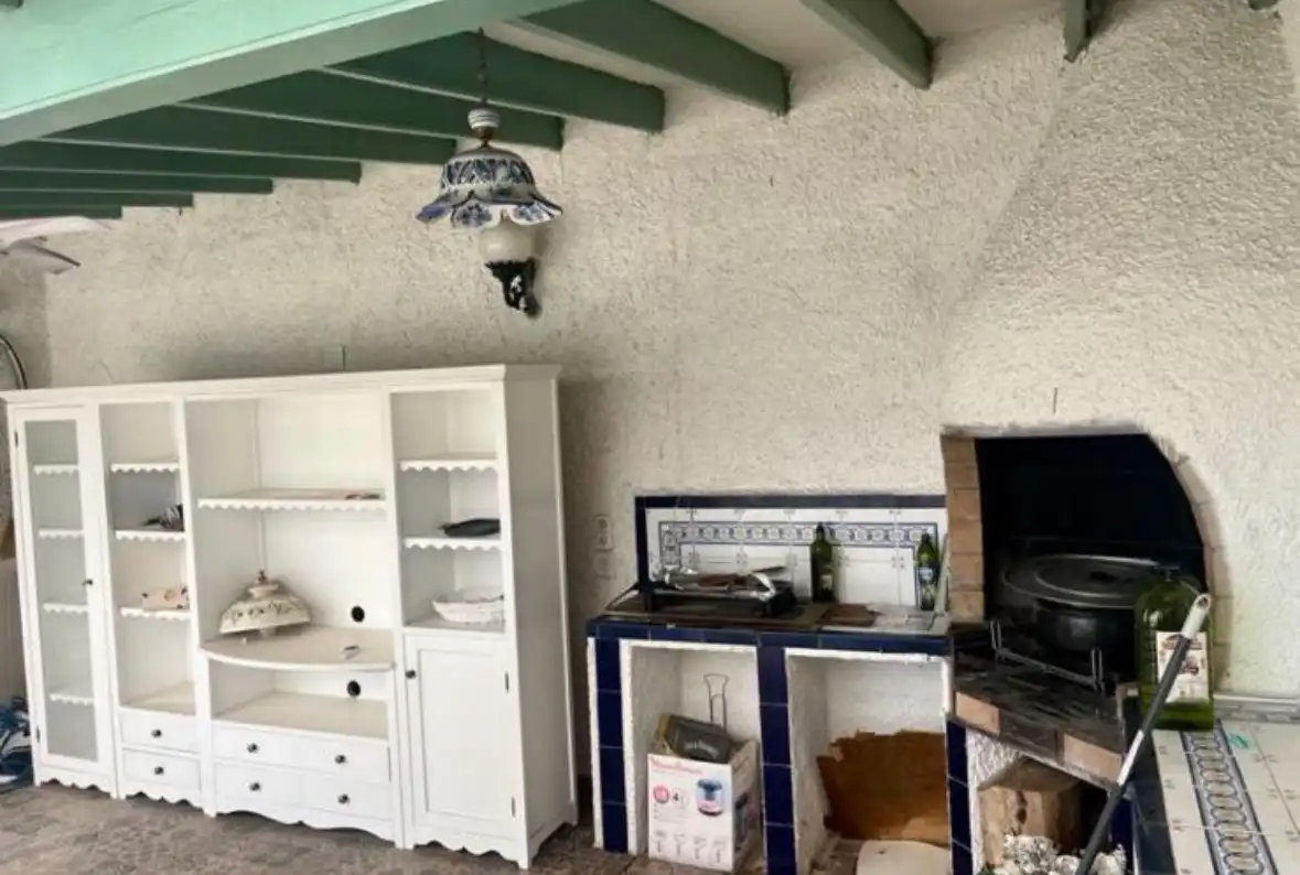 Cocina de Casa o chalet en venta en Elche / Elx con Aire acondicionado, Jardín privado y Terraza