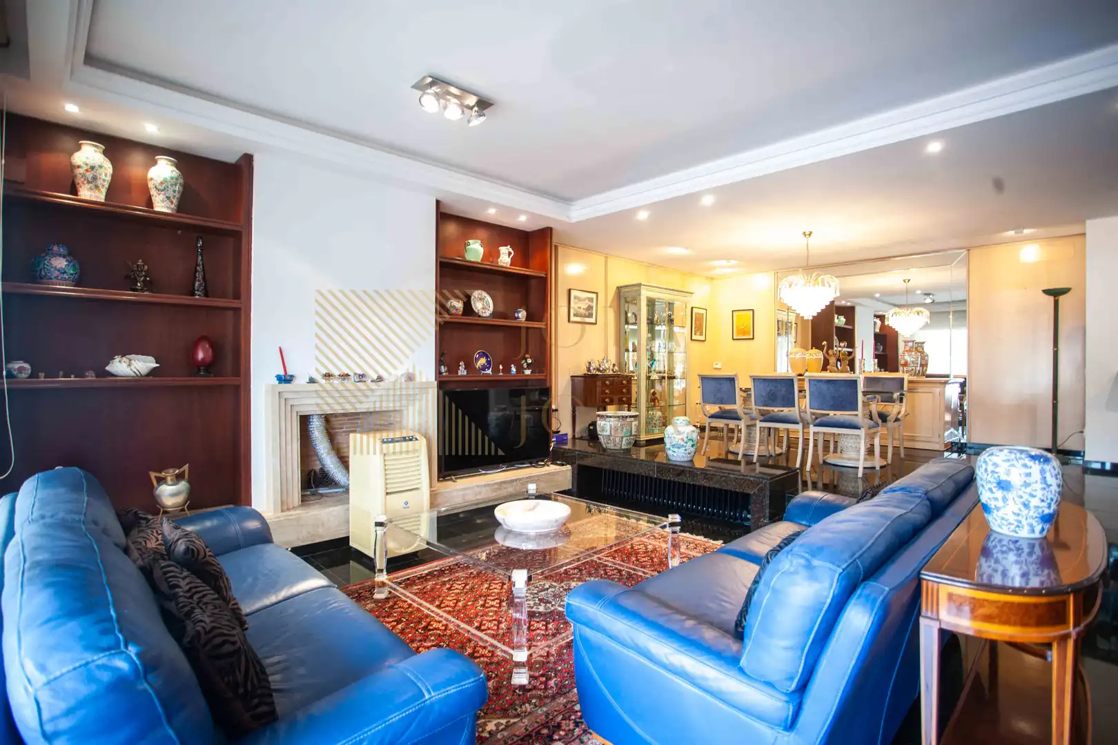 Sala d'estar de Casa o xalet en venda en Lloret de Mar amb Aire condicionat, Parquet i Terrassa